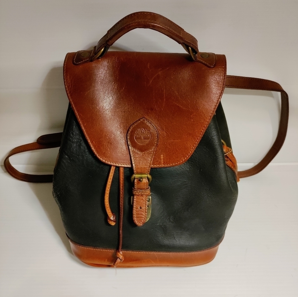Vintage RARE Auth Timberland Nubuck and Leather bag.